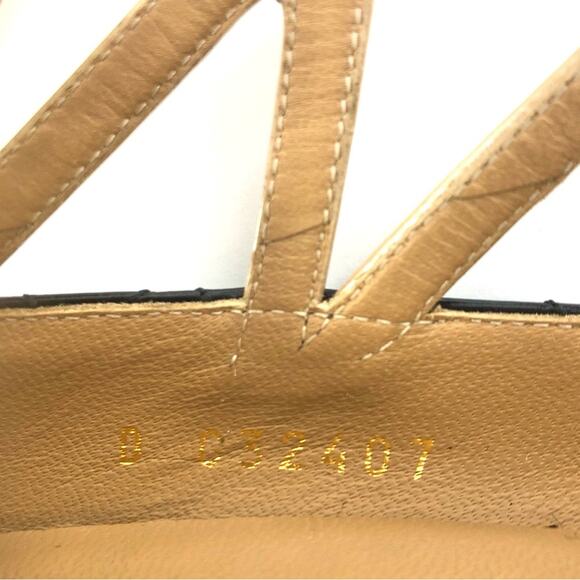 Chanel Quilted CC Logo 2017 Cruise Patent Leather Maryjane Platform Pumps 36.5 - Picture 10 of 11